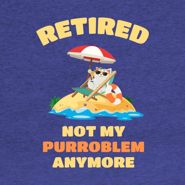 Funny Cat Retirement by sqwear